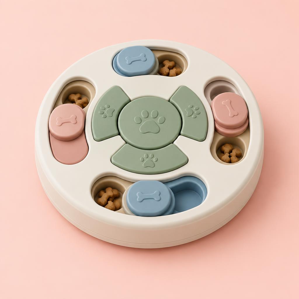 Interactive Dog Puzzle Feeder Toy
